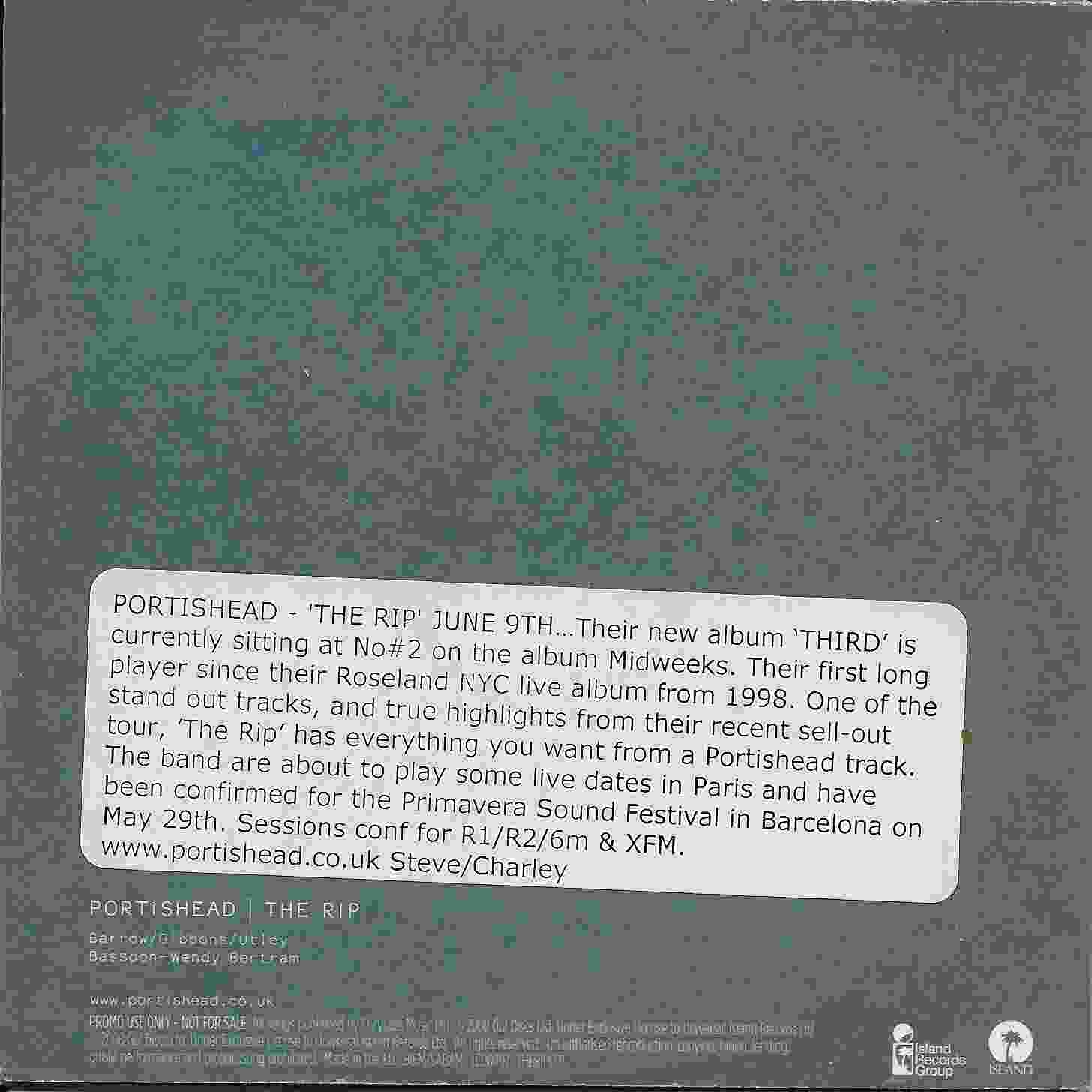 Back cover of THERIPCD 01
